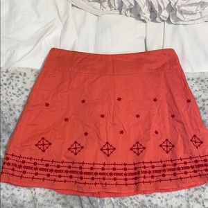 PRANA - Embroidered Linen Skirt